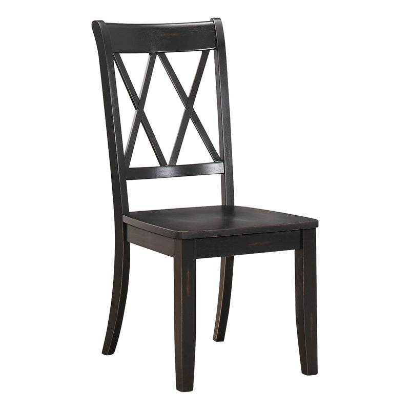 Janina Natural/Black Dining Set - Lara FurnitureDining Room Set