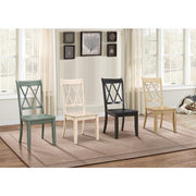 5516TLS Side Chair, Teal, Set of 2 - 5516TLS