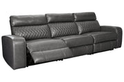 Samperstone Gray 3 - Piece Power Reclining Sofa - Lara FurniturePower Reclining Sofa