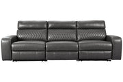 Samperstone Gray 3 - Piece Power Reclining Sofa - Lara FurniturePower Reclining Sofa