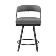 5565-24GY Swivel Counter Height Chair, Set of 2 - 5565-24GY