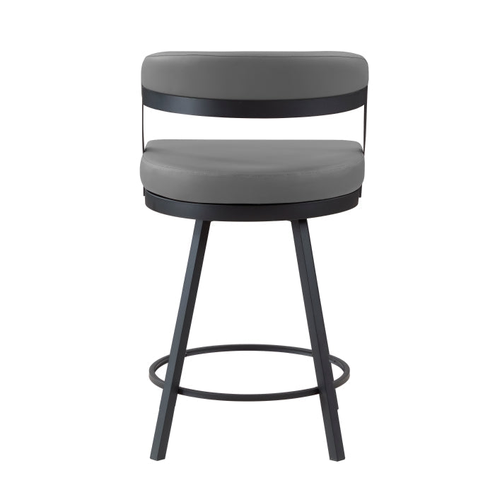 5565-24GY Swivel Counter Height Chair, Set of 2 - 5565-24GY