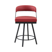 5565-24RD Swivel Counter Height Chair, Set of 2 - 5565-24RD