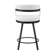 5565-24WT Swivel Counter Height Chair, Set of 2 - 5565-24WT