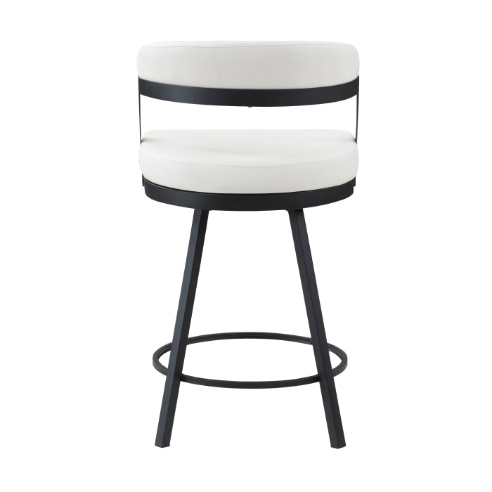 5565-24WT Swivel Counter Height Chair, Set of 2 - 5565-24WT