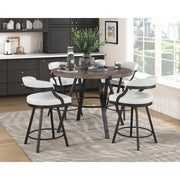 5565-24WT Swivel Counter Height Chair, Set of 2 - 5565-24WT