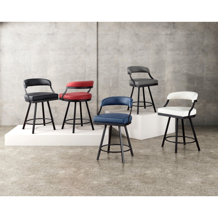 5565-24WT Swivel Counter Height Chair, Set of 2 - 5565-24WT