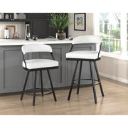 5565-24WT Swivel Counter Height Chair, Set of 2 - 5565-24WT