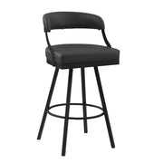 5565-29BK Swivel Pub Height Chair, Set of 2 - 5565-29BK