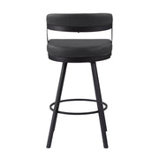 5565-29BK Swivel Pub Height Chair, Set of 2 - 5565-29BK