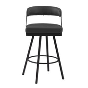 5565-29BK Swivel Pub Height Chair, Set of 2 - 5565-29BK