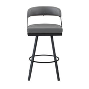 5565-29GY Swivel Pub Height Chair, Set of 2 - 5565-29GY