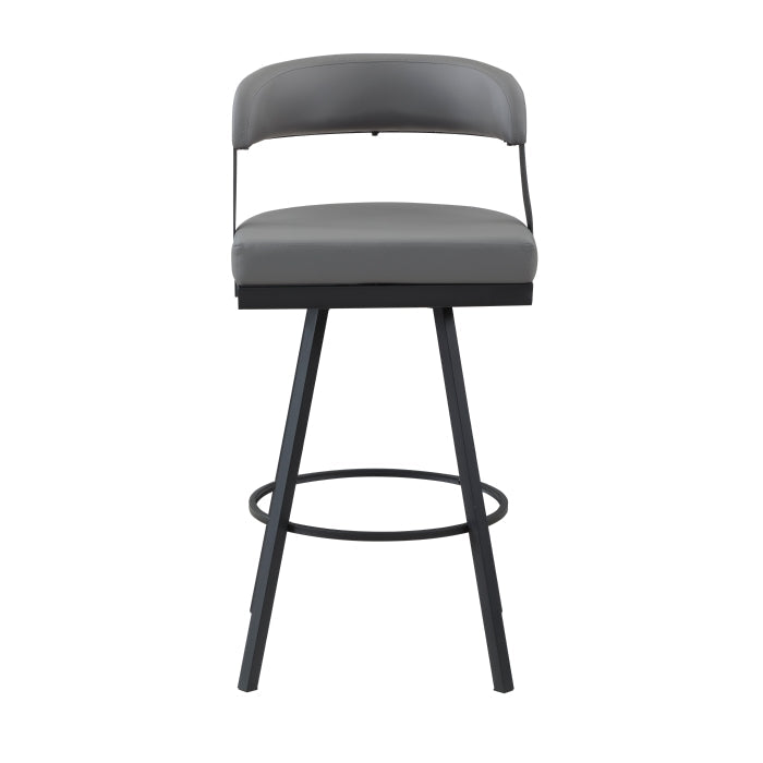 5565-29GY Swivel Pub Height Chair, Set of 2 - 5565-29GY