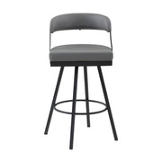 5565-29GY Swivel Pub Height Chair, Set of 2 - 5565-29GY