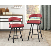 5565-29RD Swivel Pub Height Chair, Set of 2 - 5565-29RD