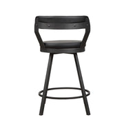 5566-24BK3A Swivel Counter Height Chair, Set of 2 - 5566-24BK3A