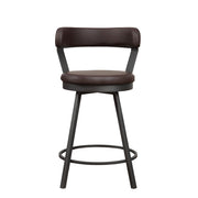 5566-24BR3A Swivel Counter Height Chair, Set of 2 - 5566-24BR3A