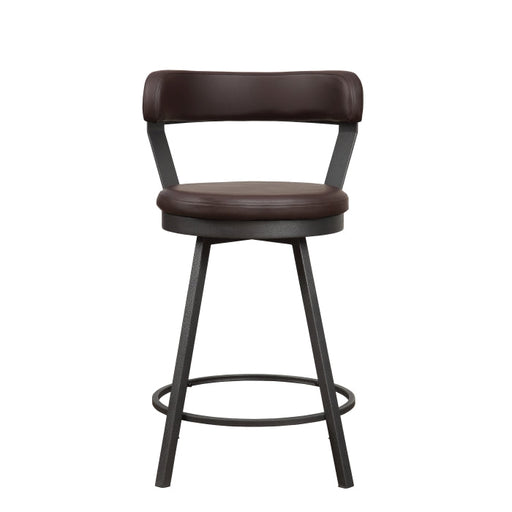 5566-24BR3A Swivel Counter Height Chair, Set of 2 - 5566-24BR3A