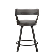 5566-24GY3A Swivel Counter Height Chair, Set of 2 - 5566-24GY3A