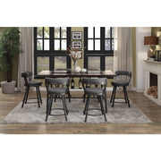 5566-24GY3A Swivel Counter Height Chair, Set of 2 - 5566-24GY3A