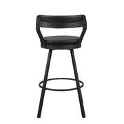 5566-29BK3A Swivel Pub Height Chair, Set of 2 - 5566-29BK3A