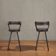 5566-29BR3A Swivel Pub Height Chair, Set of 2 - 5566-29BR3A