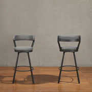 5566-29GY3A Swivel Pub Height Chair, Set of 2 - 5566-29GY3A