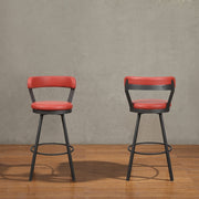 5566-29RD3A Swivel Pub Height Chair, Set of 2 - 5566-29RD3A