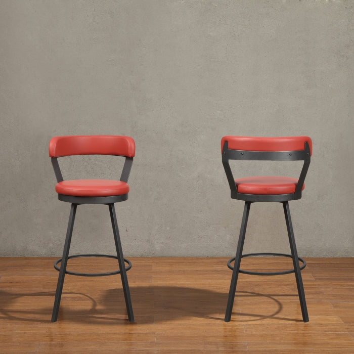 5566-29RD3A Swivel Pub Height Chair, Set of 2 - 5566-29RD3A