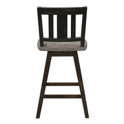 5602-24BKS2 Swivel Counter Height Chair, Set of 2 - 5602-24BKS2