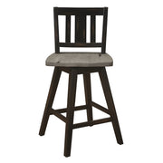 5602-24BKS2 Swivel Counter Height Chair, Set of 2 - 5602-24BKS2