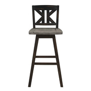 5602-29BKS1 Swivel Pub Height Chair, Set of 2 - 5602-29BKS1