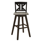 5602-29BKS1 Swivel Pub Height Chair, Set of 2 - 5602-29BKS1