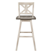 5602-29WT Swivel Pub Height Chair, Set of 2 - 5602-29WT
