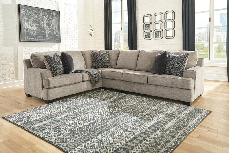 Bovarian Stone 3-Piece Sectional -  Ashley - Lara Furniture