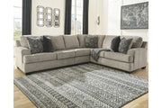 Bovarian Stone 3-Piece Sectional with Ottoman -  Ashley - Lara Furniture