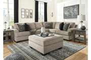Bovarian Stone 3-Piece Sectional with Ottoman -  Ashley - Lara Furniture