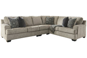 Bovarian Stone 3-Piece Sectional with Ottoman -  Ashley - Lara Furniture
