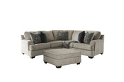 Bovarian Stone 2-Piece Sectional with Ottoman -  Ashley - Lara Furniture