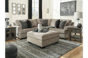 Bovarian Stone 2-Piece Sectional with Ottoman -  Ashley - Lara Furniture