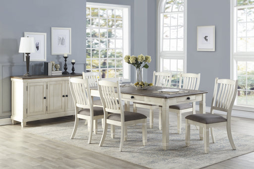 Granby Antique White Dining Set - Lara FurnitureDining Room Set