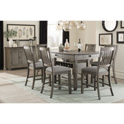 5627GY-24 Counter Height Chair, Set of 2 - 5627GY-24