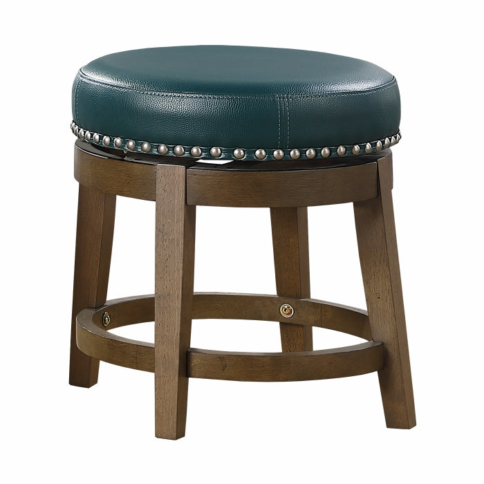 5681GEN-18 Round Swivel Stool, Green, Set of 2 - 5681GEN-18