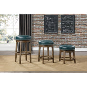 5681GEN-18 Round Swivel Stool, Green, Set of 2 - 5681GEN-18