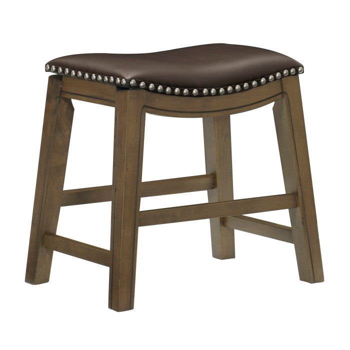 5682BRW-18 18 Dining Stool, Brown - 5682BRW-18