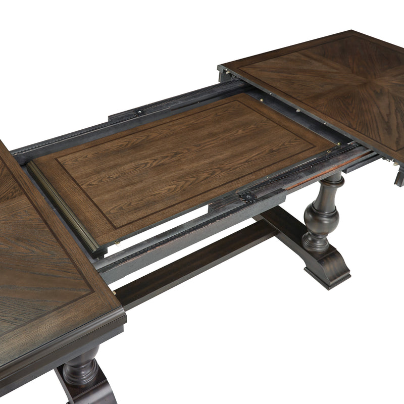 Stonington Brown Extendable Dining Set - Lara FurnitureDining Room Set