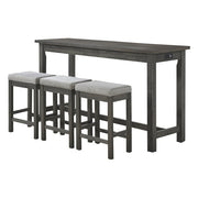 5713GY 4-Piece Pack Counter Height Set - 5713GY