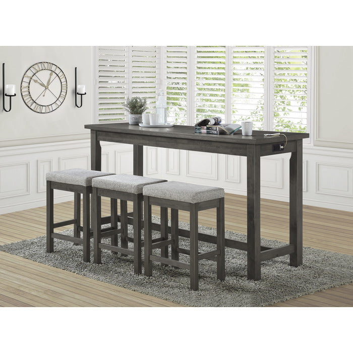 5713GY 4-Piece Pack Counter Height Set - 5713GY