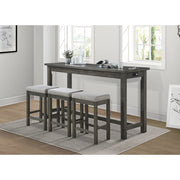 5713GY 4-Piece Pack Counter Height Set - 5713GY