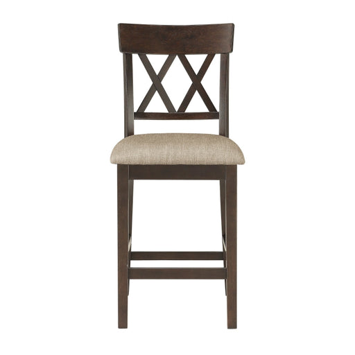 5716-24S2 Counter Height Chair, Double X Back, Set of 2 - 5716-24S2